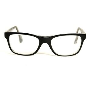 Ray-Ban RB 1536 3529 Black Clear Rectangular Eyeglass Frames 46-16-125